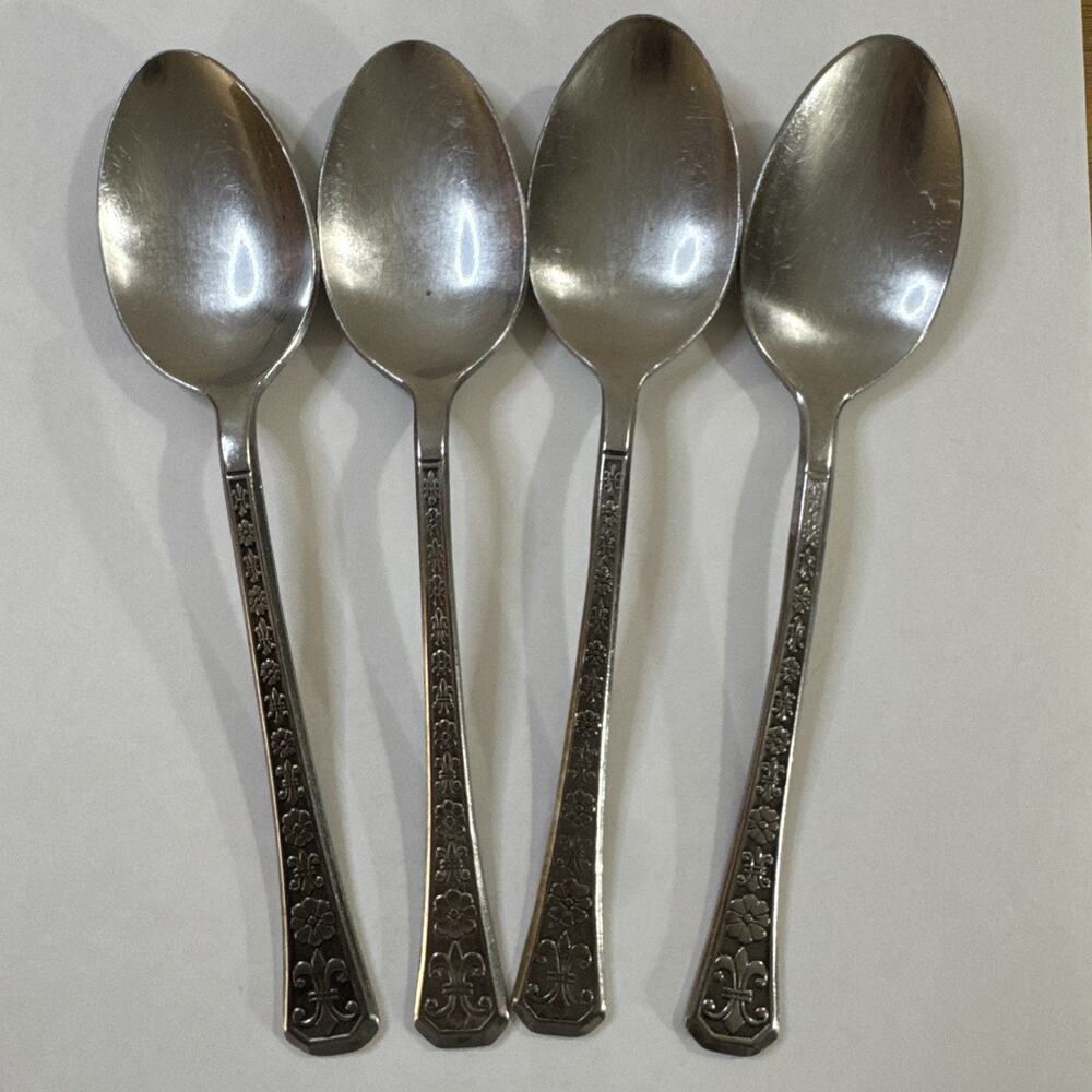 4 Tablespoons - Vintage Interpur Florenz 1960s - Stainless Flatware